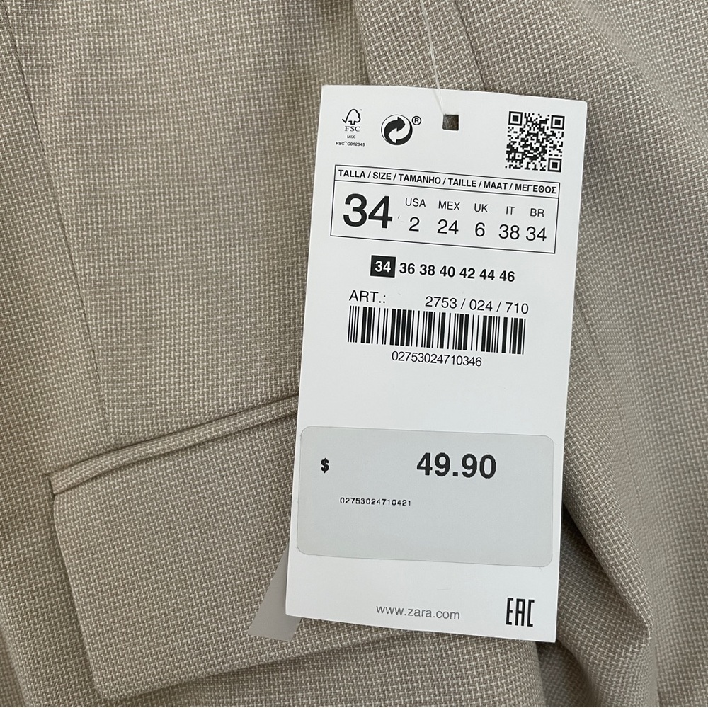 Zara Basic Blazer - Picture 10 of 12